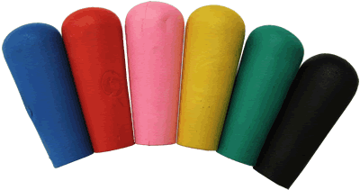New Rubber Rasp Handle (push on) 6 colours